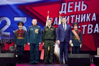 Глеб Никитин  принял участие в праздничных мероприятиях в День защитника Отечества