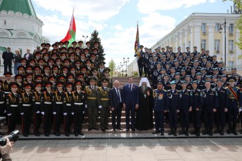 Глеб Никитин встретился с воспитанниками Минского суворовского училища и Нижегородского кадетского корпуса ПФО