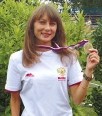 Нижегородская легкоатлетка Александра Могучая завоевала золотую медаль на проходивших в Подмосковье всероссийских соревнованиях