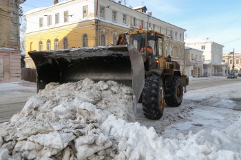 Свыше 60 тысяч кубометров снега вывезли в январе из Канавина