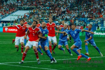 Матч Россия - Кипр на стадионе "Нижний Новгород"