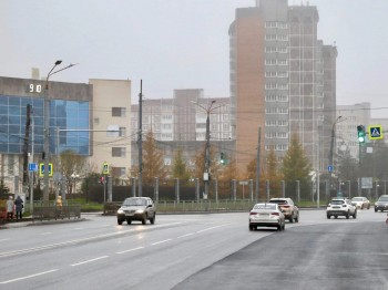 Работы по расширению дороги на перекрёстке улиц Родионова-Бринского завершены в Нижнем Новгороде