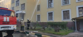 Семь человек пострадали при пожаре в общежитии ПИМУ в Нижнем Новгороде