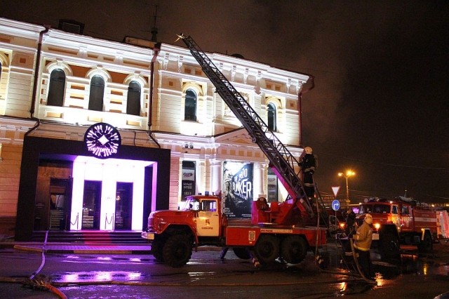 Нарушение правил пожарной безопасности стало причиной пожара в здании около The Top Club в Нижнем Новгороде