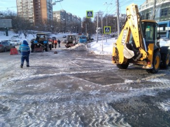 Жилой дом и Ковалихинские бани отключили от воды из-за прорыва трубопровода в центре Нижнего Новгорода
