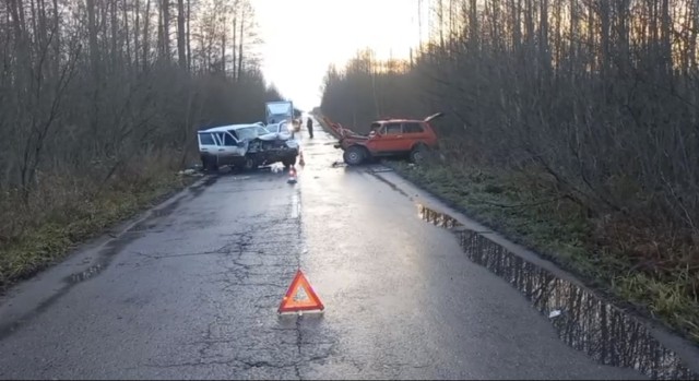 Двое погибли при столкновении легковушек в Выксе