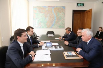 Глеб Никитин провел рабочую встречу с президентом Всероссийской федерации самбо Сергеем Елисеевым