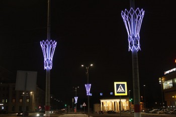 Свыше 90 световых конструкций установили на улицах Дзержинска