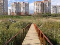 Ремонт деревянного моста через реку Кукшум в Южном поселке Чебоксар выполнен в сентябре по поручению главы администрации города Алексея Ладыкова
