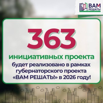 363 инициативы реализуют в Нижегородской области в 2026 году