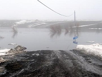 В Нижегородской области произошло подтопление еще одного автомобильного моста через Пьяну
