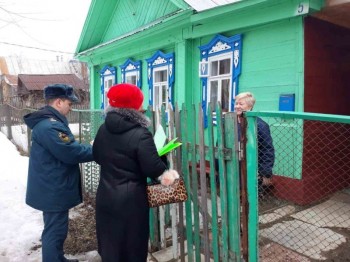  Профилактические обходы по проверке соблюдения мер противопожарной безопасности в жилом секторе проводятся в Чебоксарах
