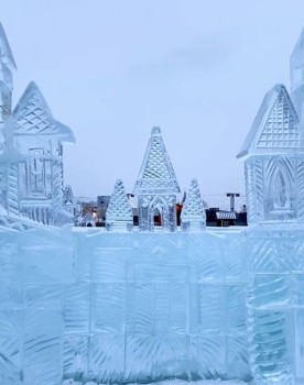 Ледовый городок открыли на Нижегородской ярмарке