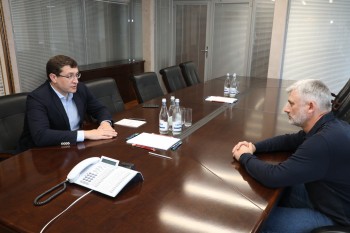 Глеб Никитин и Евгений Дитрих обсудили развитие системы общественного транспорта Нижегородской области