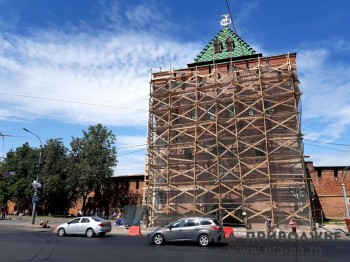 Древних моллюсков обнаружили в кладке Дмитриевской башни Нижегородского кремля