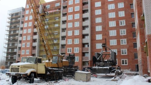Строительство комплекса домов "Соляное" для переселения граждан из аварийного жилого фонда ведется высокими темпами в Чебоксарах
