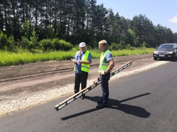 Ремонт дороги к селу Малое Мурашкино в Нижегородской области выполнили на 1,5 месяца раньше срока