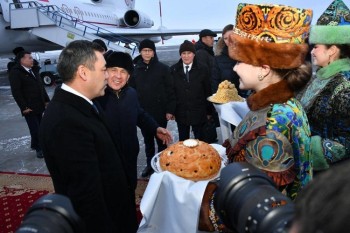 Президент Киргизии Садыр Жапаров прибыл в Казань