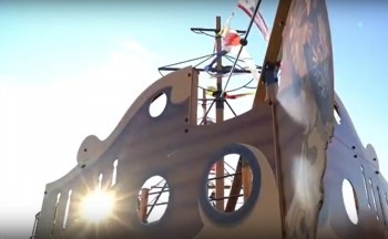 Детскую площадку "Корабль" открыли на нижегородской Стрелке