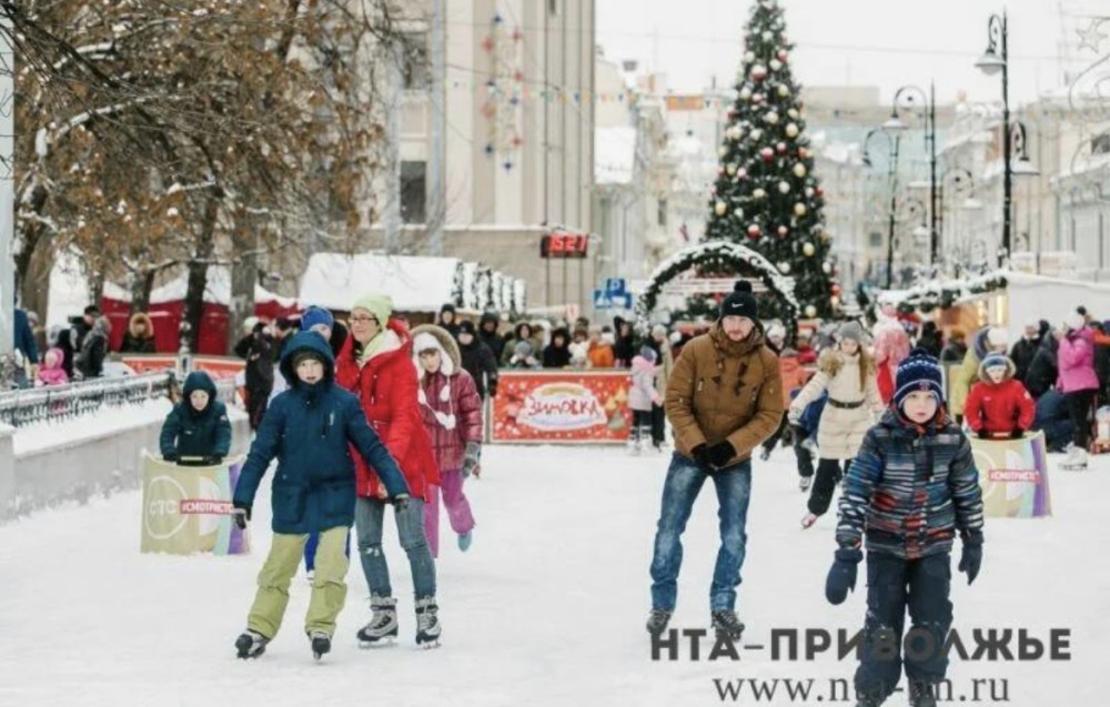 Почти 100 катков зальют в Нижнем Новгороде к Новому году