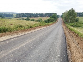 Ремонт дороги в Богородском районе Нижегородской области по нацпроекту завершат в сентябре