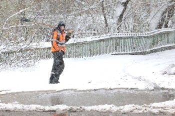 Снежный покров в Нижнем Новгороде вырос до 27 см