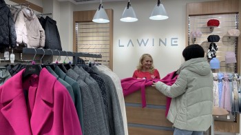 Новый магазин верхней одежды Lawine открылся в торгово-развлекательном комплексе "НЕБО"