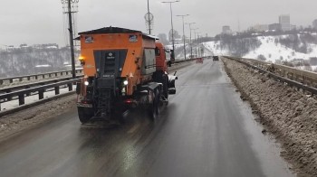 Дорожные службы готовят откачивающую технику в связи с потеплением в Нижнем Новгороде
