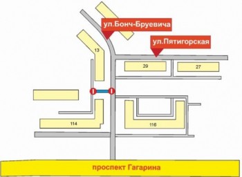 Ограничение движения вводится на выезде с Бонч-Бруевича на проспект Гагарина в Нижнем Новгороде с 27 июля