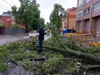 Последствия непогоды ликвидируют в Ульяновске Последствия непогоды ликвидируют в Ульяновске