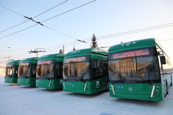 5 новых троллейбусов появились в Уфе