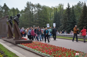 Праздничные мероприятия проходят в парке Победы в Уфе 9 мая