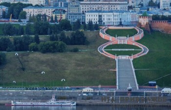 Чкаловскую лестницу перекрыли в Нижнем Новгороде до 11 мая Чкаловскую лестницу перекрыли в Нижнем Новгороде до 11 мая