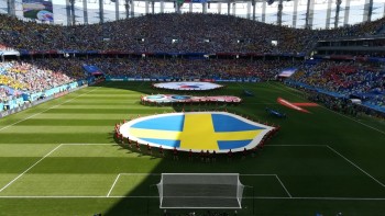 Швеция победила Южную Корею в матче ЧМ на стадионе &quot;Нижний Новгород&quot; 
