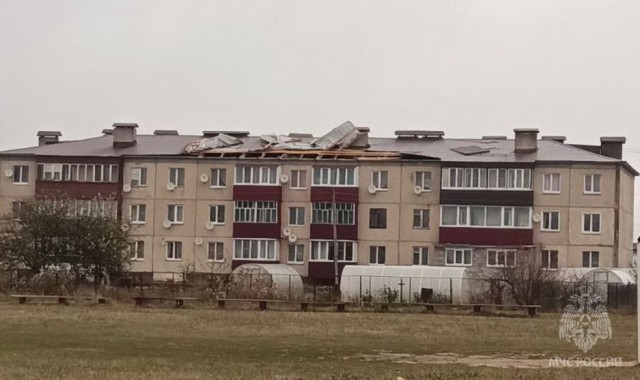 Девять кровель повреждено штормом в Марий Эл