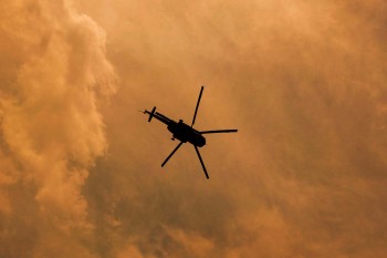 Спасательный Ми-8 вылетел к месту крушения вертолёта в Удмуртии