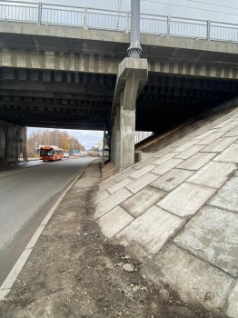 Ремонт путепровода на ул. Кузбасской в Нижнем Новгороде идет с опережением графика