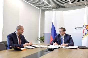 Глеб Никитин встретился с участником «Время героев»
