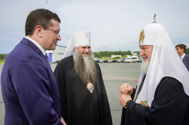 Патриарх Кирилл прибыл с визитом в Нижегородскую метрополию