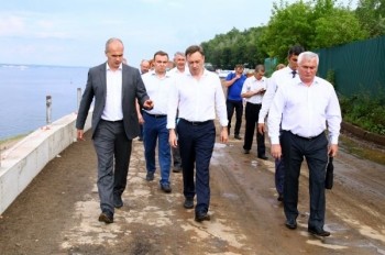 Основные инфраструктурные работы второго этапа реконструкции Московской набережной в Чебоксарах планируется завершить в октябре