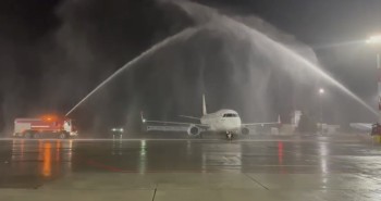 Первый прямой самолет прибыл из Нижнего Новгорода в Сухум Первый прямой самолет прибыл из Нижнего Новгорода в Сухум