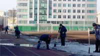 Спортшколы города Чебоксары приняли участие в первом общегородском субботнике