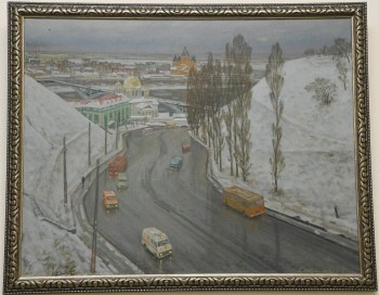 Выставку художника Рудольфа Соснина к 800-летию Нижнего Новгорода открыли в здания Заксобрания