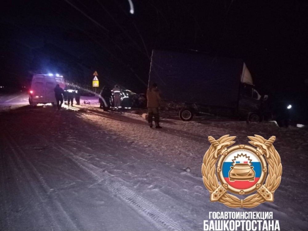 Четыре человека погибли в ночном ДТП в Башкирии