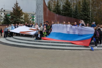 Акция в поддержку российской спецоперации на Украине прошла в Кстово Нижегородской области