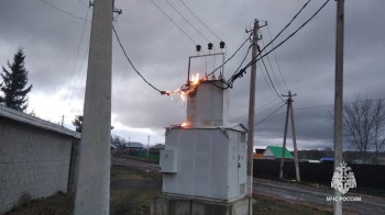 Два населённых пункта в Башкирии оставались без света из-за возгорания подстанции