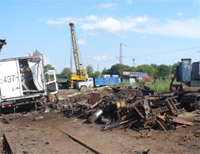 В Нижегородской области в пункте приема металлолома 2 человека погибли при взрыве артиллерийского снаряда