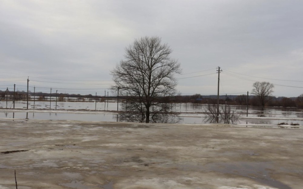 Опасный уровень воды зафиксирован на р. Цивиль в Чувашии