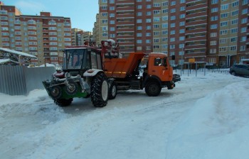 Ликвидация снежных заносов продолжается в Чебоксарах