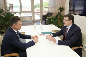 Глеб Никитин показал Александру Новаку проект развития энергосетевого комплекса Нижегородской области 